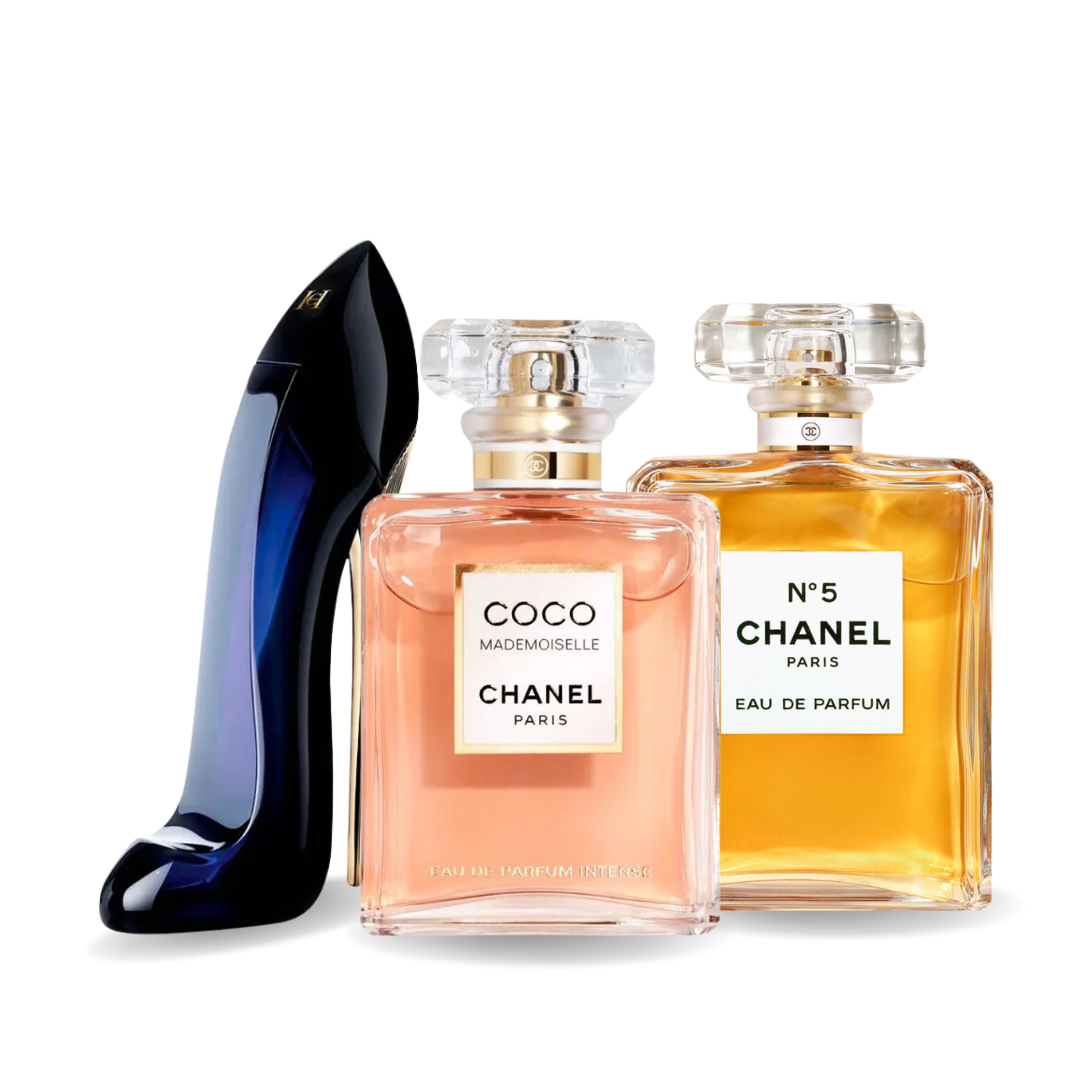 Promotivni paket 3 parfema: GOOD GIRL, COCO MADEMOISELLE i Chanel Nº5 100 ml.