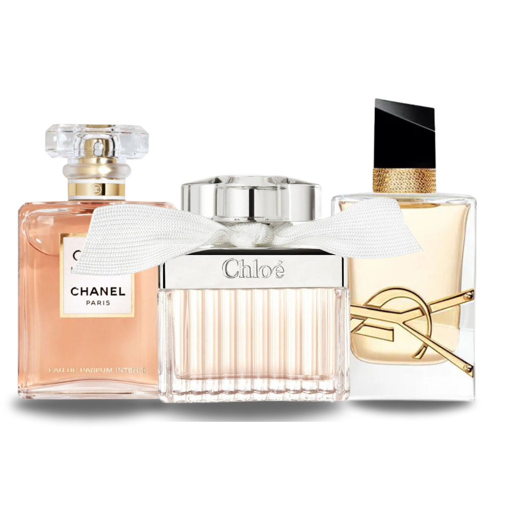 Promotivni paket 3 parfema: Chanel COCO MADEMOISELLE, Yves Saint Laurent LIBRE i CHLOÉ 100 ml.