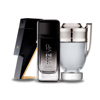 Promotivni paket 3 parfema: Carolina Herrera BAD BOY, Carolina Herrera 212 VIP BLACK i Paco Rabanne INVICTUS 100 ml.