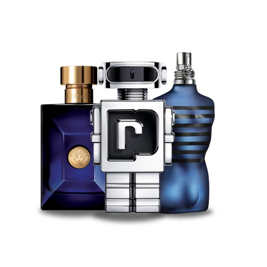 Promotivni paket 3 parfema: Versace DYLAN BLUE, Paco Rabanne PHANTOM i Jean Paul Gaultier ULTRA MALE 100 ml.