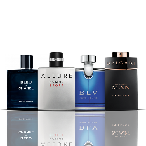 Combo 4 Parfemi - Bleu de Chanel + Allure Sport + BLV + Bvlgari Man in Black 100ML